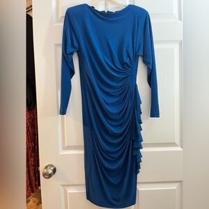 Vintage Rimini Royal Blue Long Sleeve Dress 6